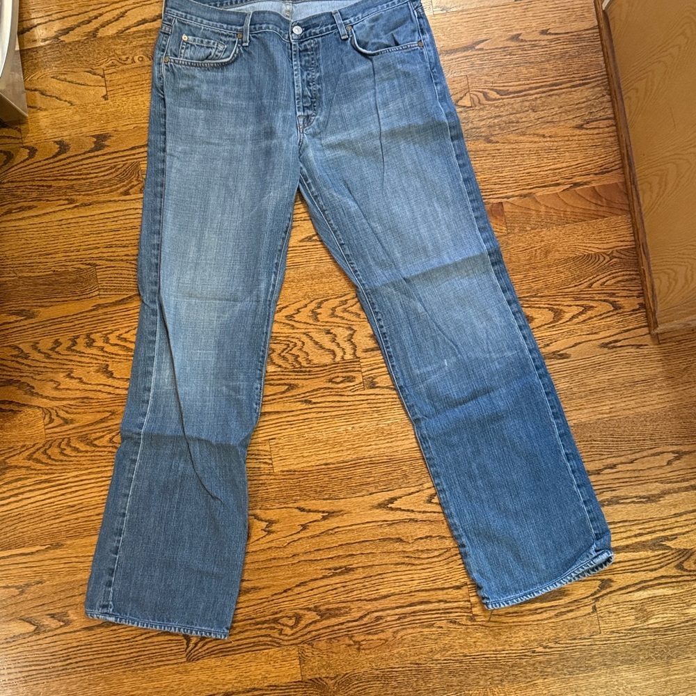 7 For All Mankind Men's Straight Denim Jeans
